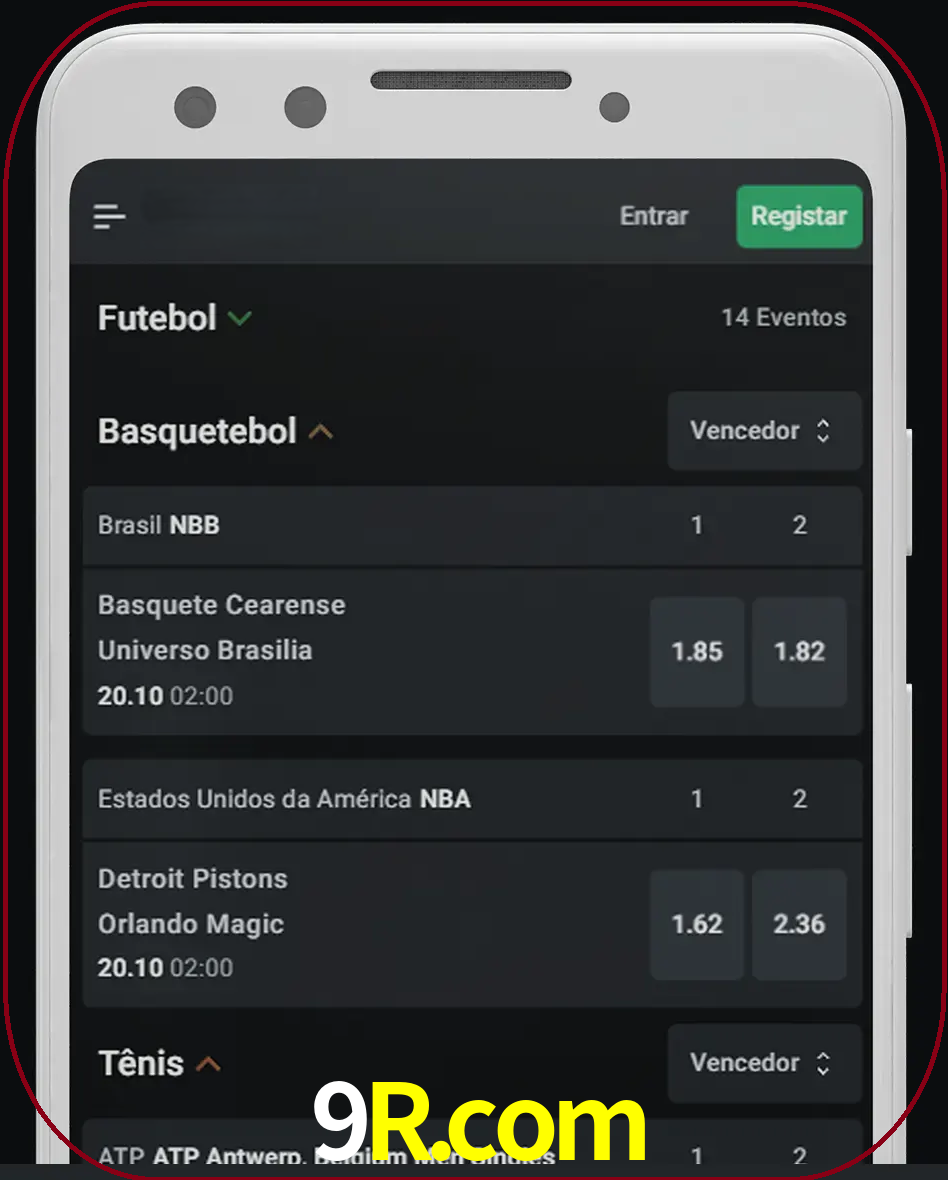 Aposte e assista aos esportes em formato ao vivo.