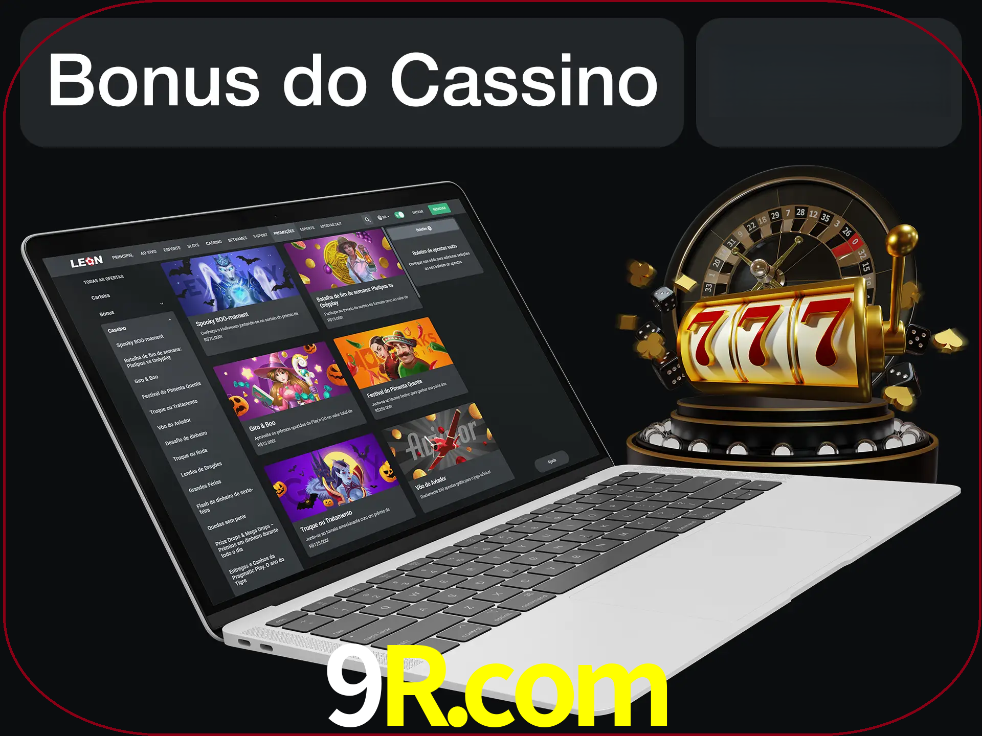 Use o bônus do cassino para começar melhor.